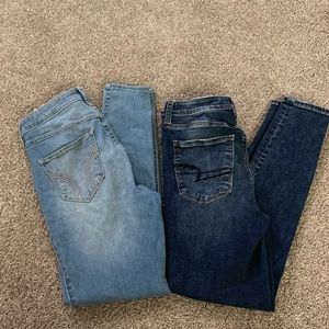 2 PAIR OF JEANS
